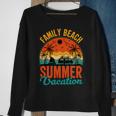 Funny Family Beach Summer Vacation Sweatshirt Gifts for Old Women