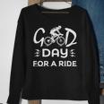 Funny Good Day For A Ride Funny Bicycle I Ride Fun Hobby Race Quote Sweatshirt Gifts for Old Women