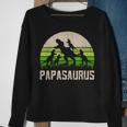 Funny Grandpa Papasaurus Dinosaur 4 Kids Fathers Day V2 Sweatshirt Gifts for Old Women