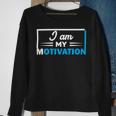 Funny I Am My Motivation Motivational Sweatshirt Gifts for Old Women