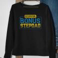 Funny Not A Stepdad But A Bonus Dad Fathers Day Gift Sweatshirt Gifts for Old Women