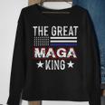 Funny The Great Maga King Trump 2022 Amp 2024 Sweatshirt Gifts for Old Women