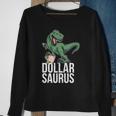 Funny Trader Investor Stock Market Dollar Moneyrex Saurus Sweatshirt Gifts for Old Women
