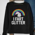 Funny Unicorn Rainbow Retro Gay Pride Lgbtq Mens Womens Sweatshirt Gifts for Old Women