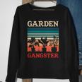 Garden Gangster Funny Gardening Retro Vintage Sweatshirt Gifts for Old Women