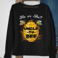 Gender Reveal He Or She Uncle To Bee Sweatshirt Gifts for Old Women