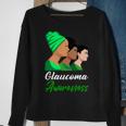 Glaucoma Awareness Green Women Glaucoma Glaucoma Awareness Sweatshirt Gifts for Old Women