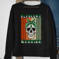 Glaucoma Warrior Skull Women Vintage Green Ribbon Glaucoma Glaucoma Awareness Sweatshirt Gifts for Old Women