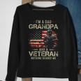 Grandpa For Men Fathers Day Im A Dad Grandpa Veteran Sweatshirt Gifts for Old Women