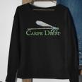 Green Dragonfly - Carpe Diem - Double Sided Sweatshirt Gifts for Old Women