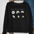 Grow Positive Thoughts Tee Floral Bohemian Style Sweatshirt Gifts for Old Women