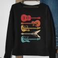 Guitar Lover Retro Style Gift For Guitarist Sweatshirt Gifts for Old Women