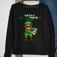 Happy Trick Green Beer Love Irish St Patricks Day Leprechaun Sweatshirt Gifts for Old Women