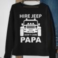 Hirejeep Dont Care Papa T-Shirt Fathers Day Gift Sweatshirt Gifts for Old Women