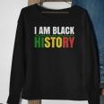 I Am Black History Bhm African Pride Black History Month Sweatshirt Gifts for Old Women