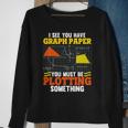 I See You Have Graph Paper Plotting Math Pun Funny Math Geek Sweatshirt Gifts for Old Women