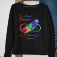 Im A Proud Daughter Of A Wonderful Dad In Heaven Gifts Raglan Baseball Sweatshirt Gifts for Old Women