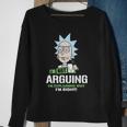 Im Not Arguing Im Explaining Why Im Right Funny Saying Sweatshirt Gifts for Old Women