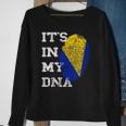 Its In My Dna Bosnia Herzegovina Genetik Bosnian Roots Sweatshirt Gifts for Old Women