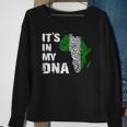 Its In My Dna Proud Nigeria Africa Usa Fingerprint Sweatshirt Gifts for Old Women