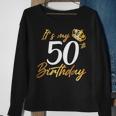 Its My 50Th Birthday 1971 Gift Fifty Years Old Anniversary Sweatshirt Gifts for Old Women