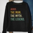 Jackie Name Shirt Jackie Family Name V7 Sweatshirt Gifts for Old Women
