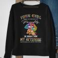 June Girl Lips Hippie Peace Gemini Girl Birthday Cancer Girl Sweatshirt Gifts for Old Women