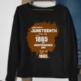 Juneteenth Woman Tshirt Sweatshirt Gifts for Old Women