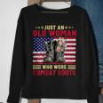 Just An Old Woman Who Wore Combat Boots T-Shirt Sweatshirt Gifts for Old Women