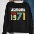 Legendary Since 1971 50Th Birthday Gift Fifty Anniversary Sweatshirt Gifts for Old Women