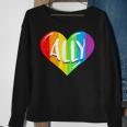 Lgbtq Ally For Gay Pride Men Women Children Sweatshirt Gifts for Old Women