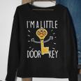Little Door Key Funny Pun Gift Dad Joke Boyfriend Coworker Sweatshirt Gifts for Old Women