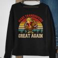 Make Thanksgiving Great Again Funny 4 Shirt Sweatshirt Gifts for Old Women