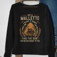Mallette Name Shirt Mallette Family Name V2 Sweatshirt Gifts for Old Women