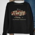 Marty Shirt Personalized Name GiftsShirt Name Print T Shirts Shirts With Name Marty Sweatshirt Gifts for Old Women