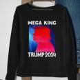 Mega King Usa Flag Proud Ultra Maga Trump 2024 Anti Biden Sweatshirt Gifts for Old Women