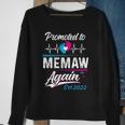 Memaw Gift Promoted To Memaw Again Est 2022 Grandma Sweatshirt Gifts for Old Women