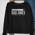 Mens 2 Sided Dad Jokes List On Back Funny Fathers Day Sweatshirt Gifts for Old Women