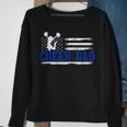 Mens American Us Flag Cheer Dad For Men Funny Fathers Day Sweatshirt Gifts for Old Women