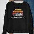 Mens Antigua And Barbuda Vintage Boating 70S Retro Boat Design Sweatshirt Gifts for Old Women