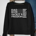 Mens Dad Beer Coach & Freedom Hockey Us Flag 4Th Of July Sweatshirt Gifts for Old Women