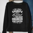Mens Dad Grandpa And A Retired Railroad Engineer Fathers Day Sweatshirt Gifts for Old Women
