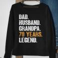 Mens Dad Husband Grandpa 70 Years Legend Birthday 70 Years Old Sweatshirt Gifts for Old Women