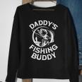 Mens Daddys Fishing Buddy Young Fishing Man Gift For Boys Kids Sweatshirt Gifts for Old Women