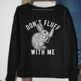 Mens Dont Fluff With Me Tshirt Funny Bunny Rabbit Easter Graphic Novelty Tee 176 Trending Sweatshirt Gifts for Old Women