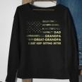 Mens Fathers Day Gift From Grandkids Dad Grandpa Great Grandpa Sweatshirt Gifts for Old Women