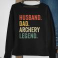 Mens Funny Archer Husband Dad Archery Legend Vintage Sweatshirt Gifts for Old Women