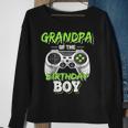 Mens Grandpa Of The Birthday Boy Matching Video Game Sweatshirt Gifts for Old Women