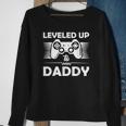 Mens Leveled Up To Dad 2021 Funny Dad To Be Daddy 2021 Ver2 Sweatshirt Gifts for Old Women