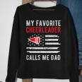 Mens My Favorite Cheerleader Calls Me Dad Cheerleading Cheer Dad Sweatshirt Gifts for Old Women